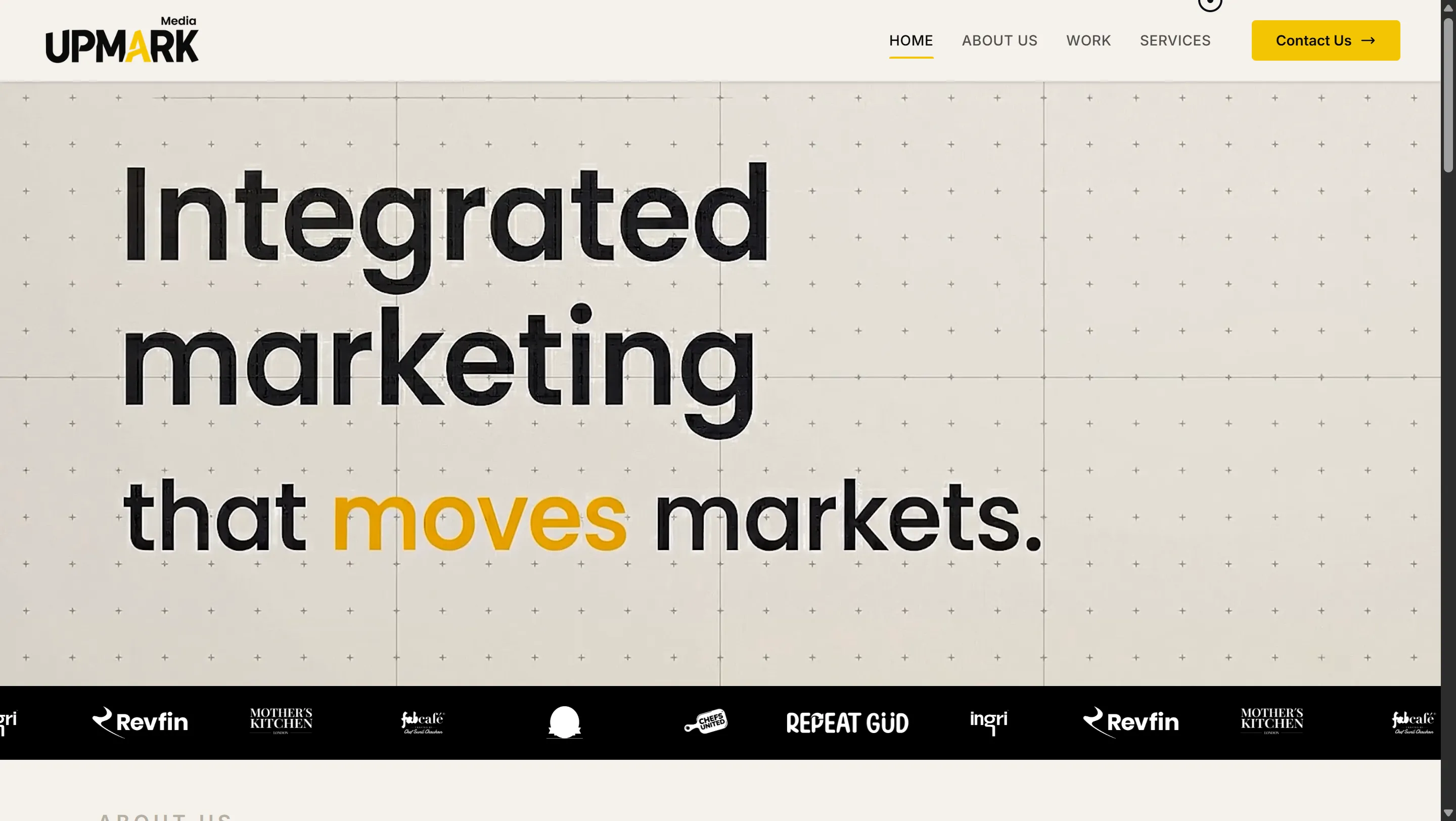 Upmark Media content platform interface
